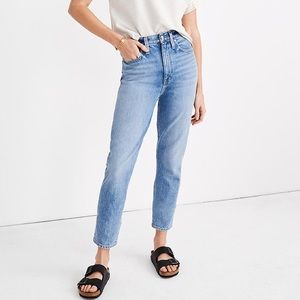 NWT Madewell Mom Jean Melva Wash, size 29 or 8